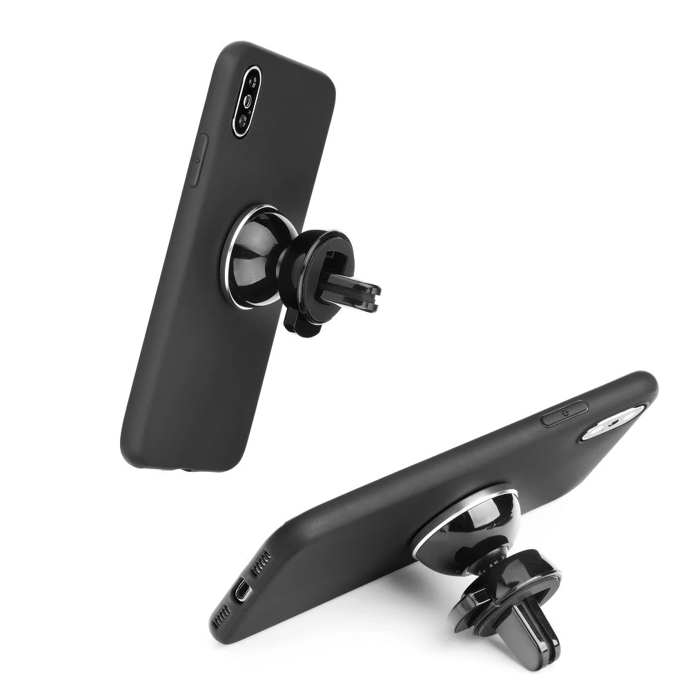 Tok, Soft matt, 0,3 mm, mágneses szilikon hátlap, Apple Iphone XS Max, fekete