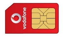 Vodafone, (aktiválatlan) simkártya