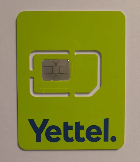 Yettel, (aktiválatlan) simkártya