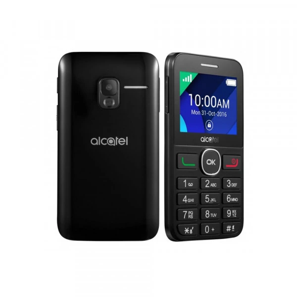 Mobiltelefon, Alcatel 2008 G, Kártyafüggetlen, nagygombos, FM rádiós, fekete