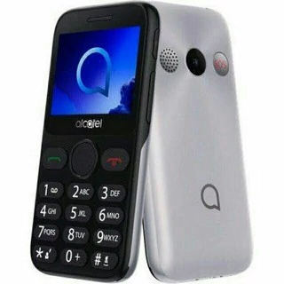 Mobiltelefon, Alcatel 2019G, Kártyafüggetlen, FM rádiós, fekete-ezüst