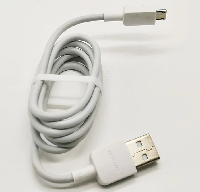 Adatkábel, Huawei, / USB / MICRO USB /, gyári, /PY0998//HL1121/, fehér, 100 cm, csomagolás nélküli