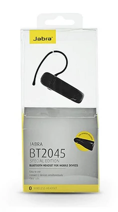 Bluetooth headset, Jabra BT 2045, 2 telefont kezel, fekete, bliszteres