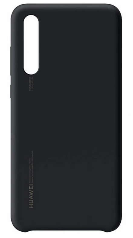 Gyári tok, Huawei P20 Pro, szilikon hátlap, fekete, bliszteres