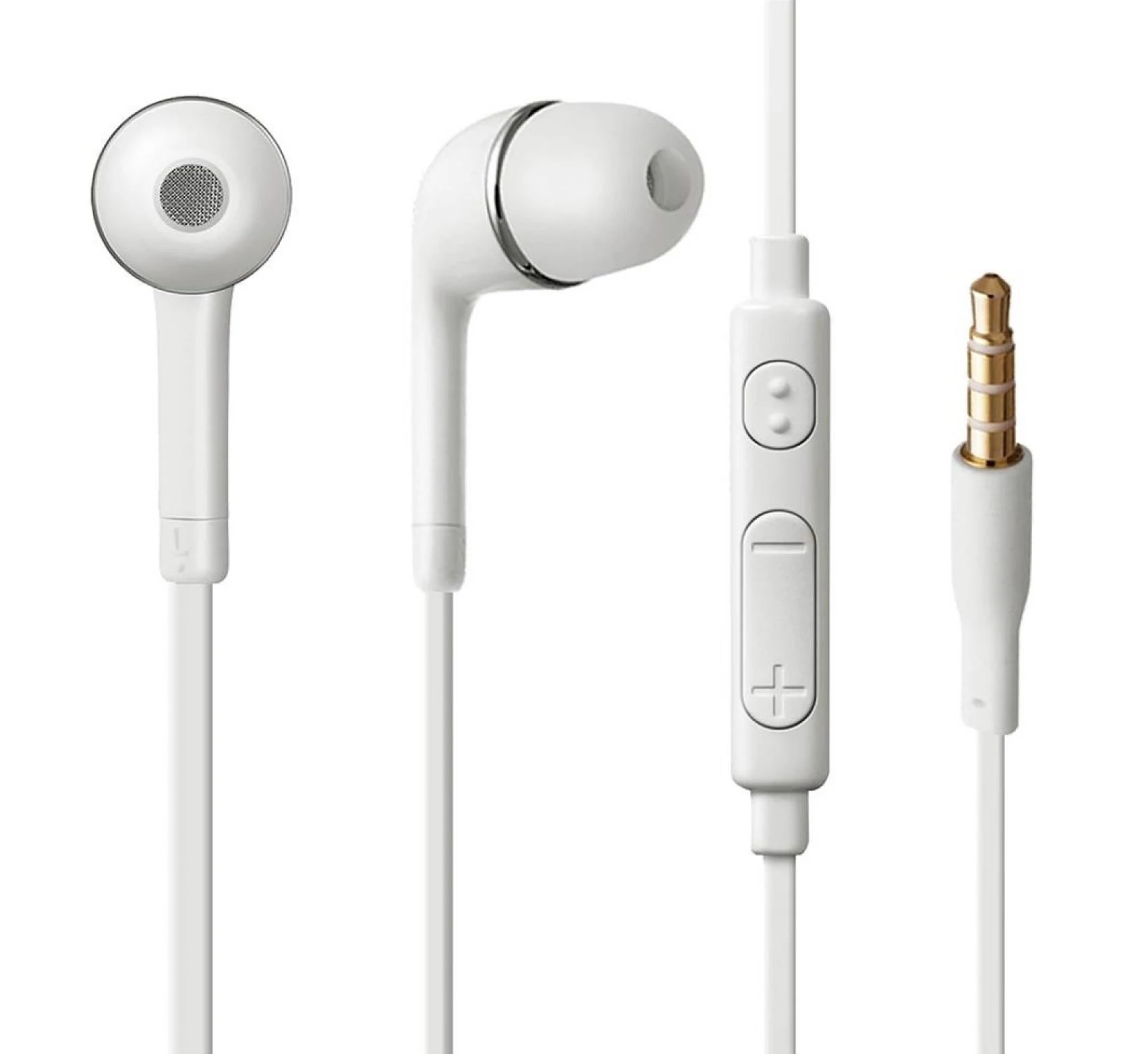 Headset, Samsung, /EO-EG900BW/, S5, felvevőgombos, sztereó, fehér, gyári, csomagolás nélküli