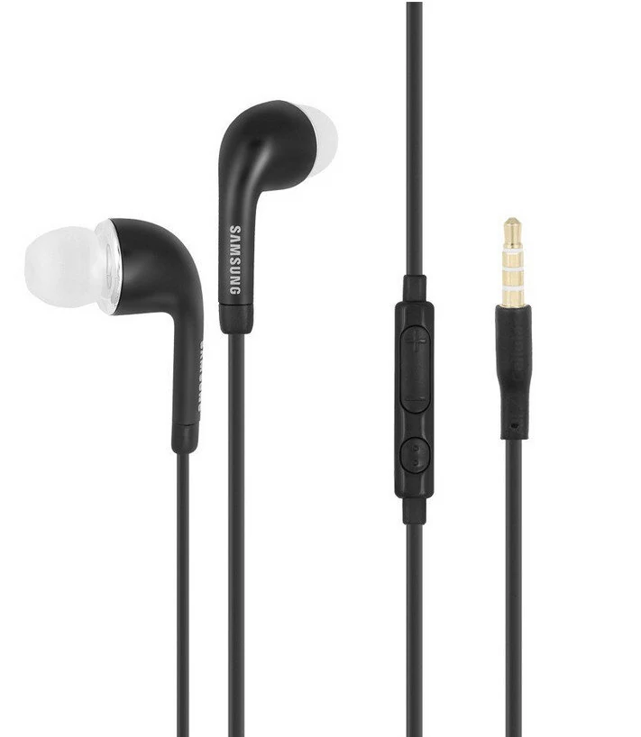 Headset, Samsung, /EO-EG900BB/, S5, felvevőgombos, sztereó, fekete, gyári, csomagolás nélküli