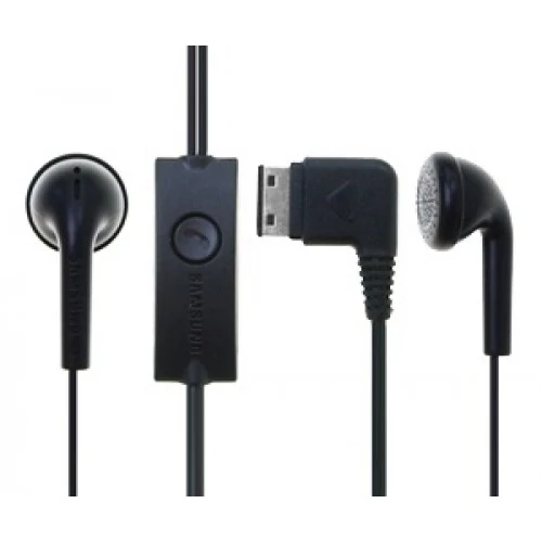 Headset, Samsung, AEP485/EHS497Q0ME, M600, sztereó, felvevőgombos, fekete, gyári, csomagolás nélküli