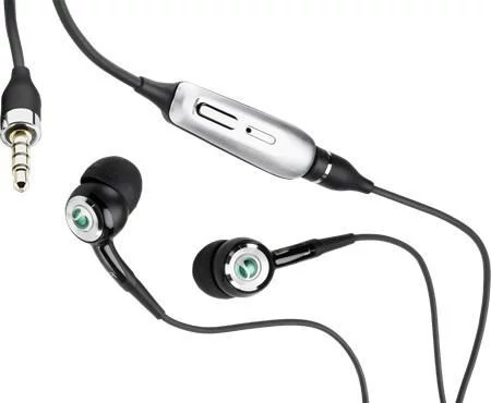 Headset, SonyEricsson Xperia X10 mini, /MH700/, felvevőgombos, sztereó, 3.5mm jack, fekete, gyári, bliszteres