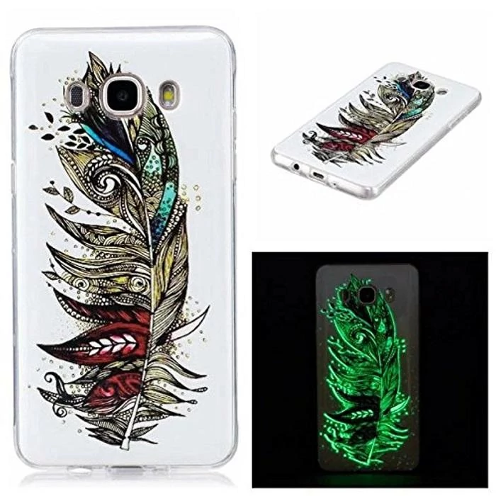 Szilikon tok, Glowing, Apple iPhone X / XS, mintás hátlap, minta 1 (Toll)