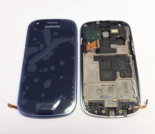 Touch + LCD., Samsung I8190 S3 mini, kék, gyári