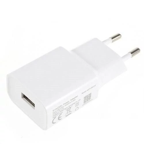 Töltő, hálózati, Xiaomi töltőfej /MDY-08-EI/, 2.5A, gyorstöltő, gyári, fehér, csomagolás nélküli 