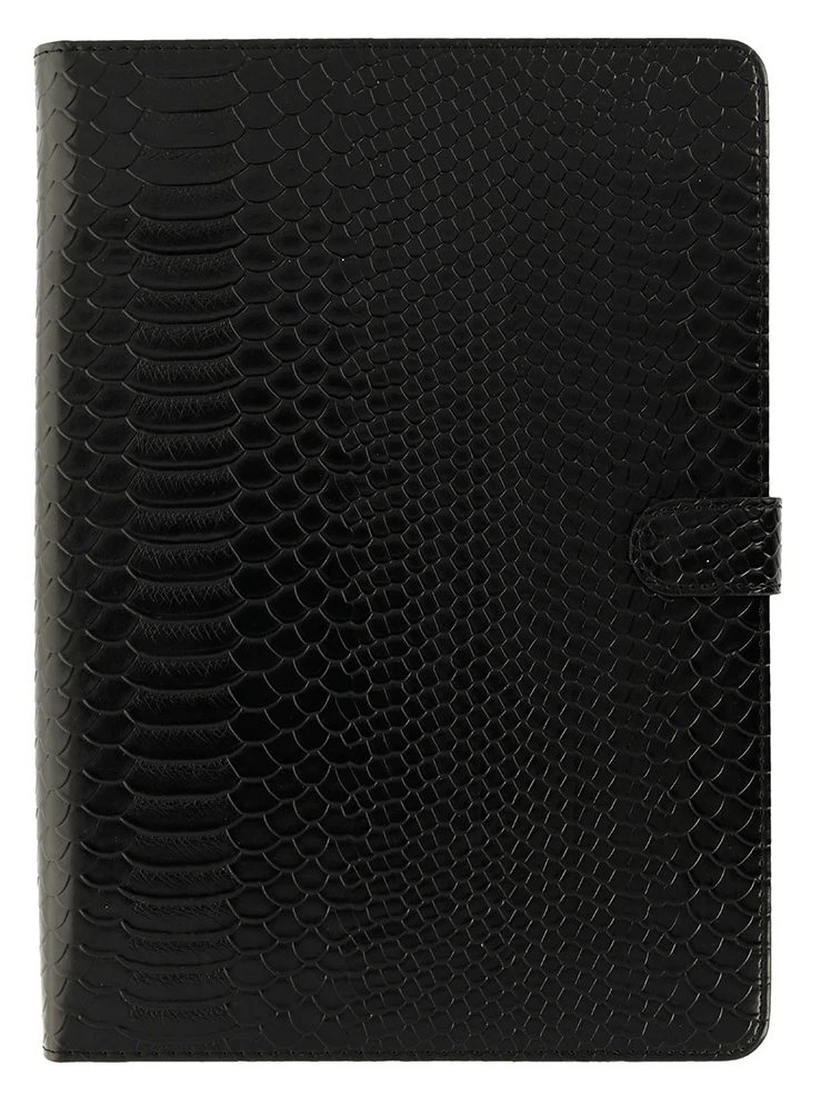 Tok, Vennus Wild, univerzális, 10”, kígyóbőr mintás tablet tok, oldalra nyíló, fekete