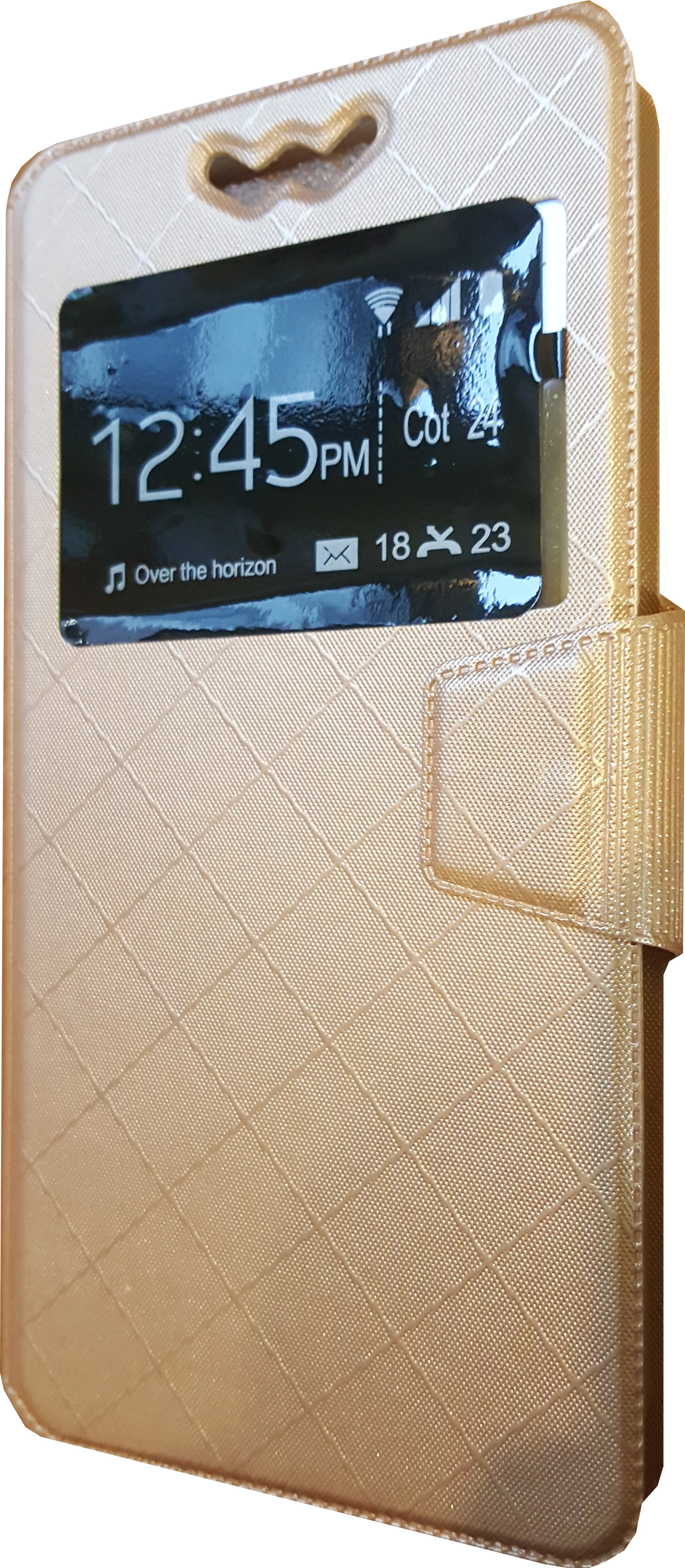 Tok, Crazy, univerzális, oldalranyíló ablakos flip tok, S méret 3,8