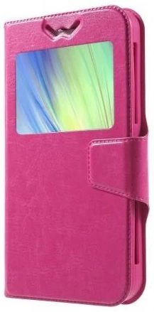 Tok, Crazy, univerzális, oldalranyíló ablakos flip tok, L méret 4,8