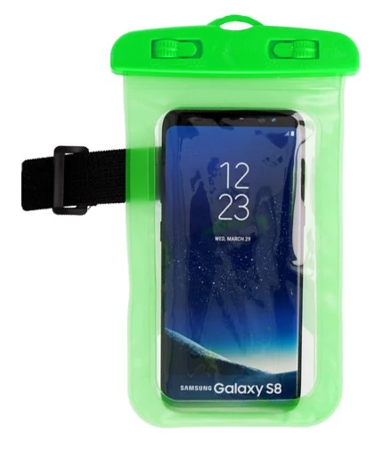 Tok, Waterproof vízálló telefon tok, univerzális, zöld